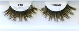 Thick eyelashes brown, #40, pack of 100 pairs. 