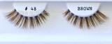 Low cost brown eyelashes, pack of 100 pairs. Eyelash Distrubutor Allied Trading, LA, CA 90057