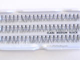 BEFM05 Individual flare eyelash extension. Medium. 60 lashes in a tray
