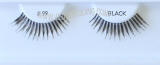 Synthetic false eyelashes, fake strip eyelashes, BES99 BK, 100 pack