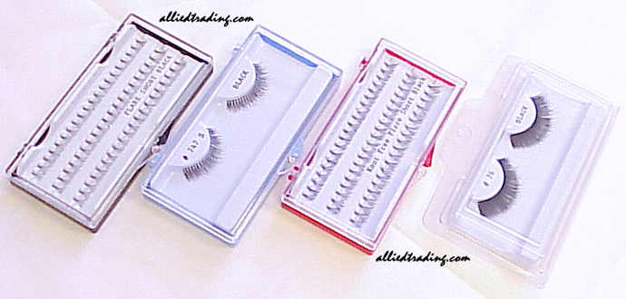 Eyelashes in a cases