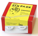 Item # 27, 6 pack strip lashes in bulk, wholesale cheap bulk eyelashes, discount natural false eyelashes, sold in pack quantity, 