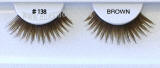 Item # BE138BR, eyelash extension brown, Reliable & affordable eyelashes, pack of 100. 