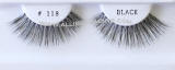 BE118 Human hair regular strip eye lashes, hand tied, feathered, made in Indonesia