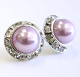 item # arp82 faux pearl stud earrings 15mm