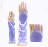 GV42 Fingerless Gloves, Satin Stretch