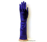 Elbow length purple color womens gloves